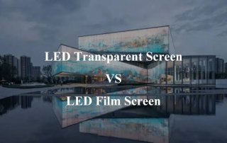 Comparison of LED glass, transparent LED screen, LED film and holographic LED display technologies