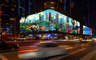 Night city outdoor LED billboard, buying & selection guide for outdoor LED displays